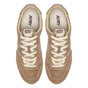 Autry - Windspin Low Wildleder und Leder Sneakers | Hellbraun