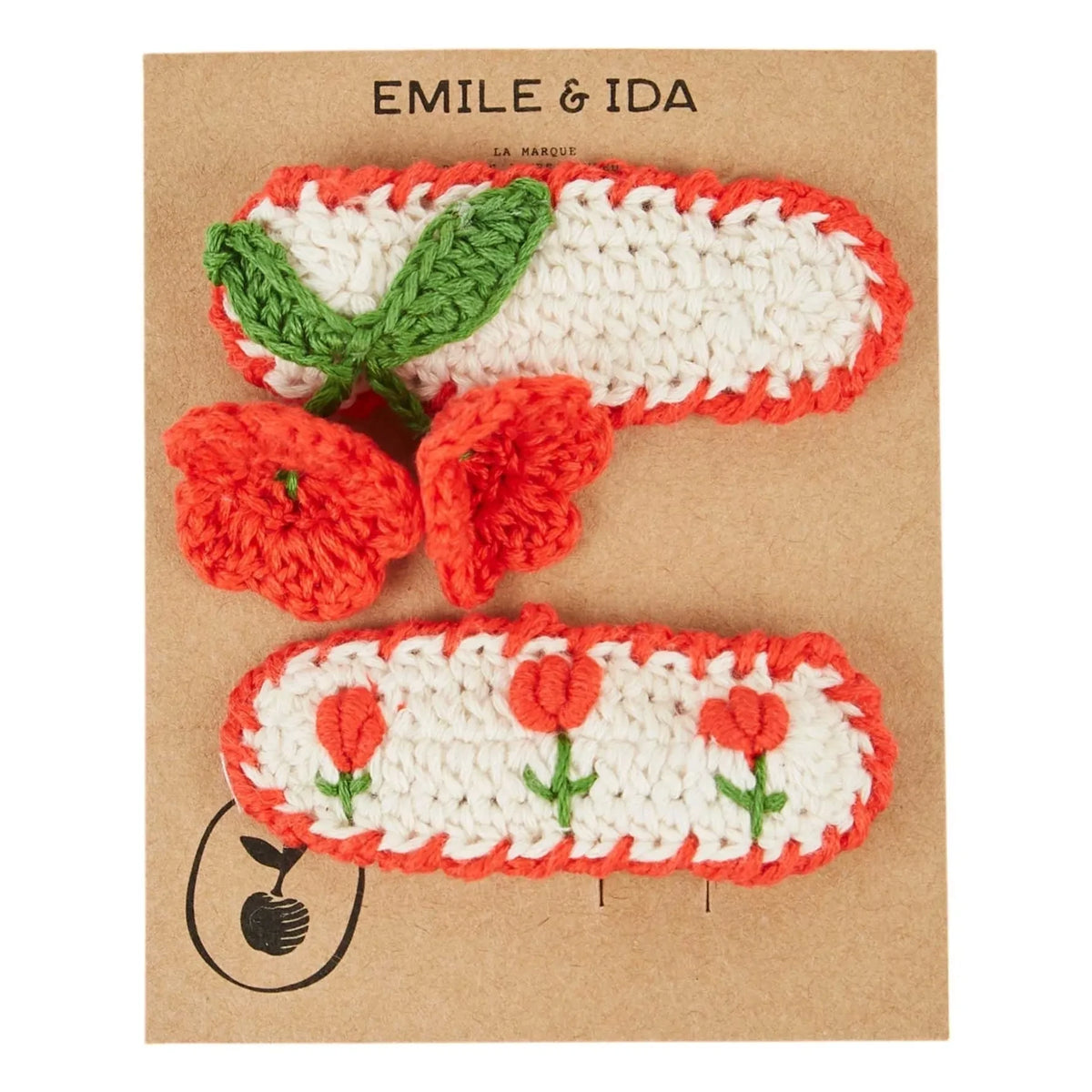 Emile et Ida - Haarspange Tulpe | Rot