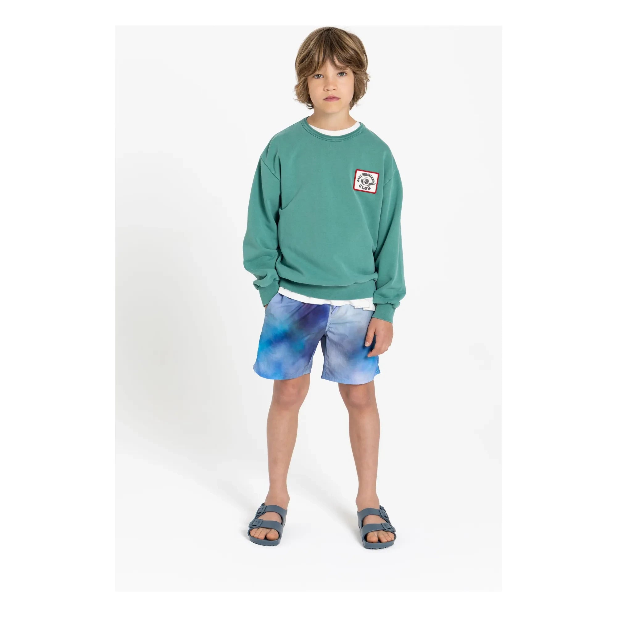 Hundred Pieces - Ryde Wheelers Sweatshirt aus Bio-Baumwolle | Smaragdgrün