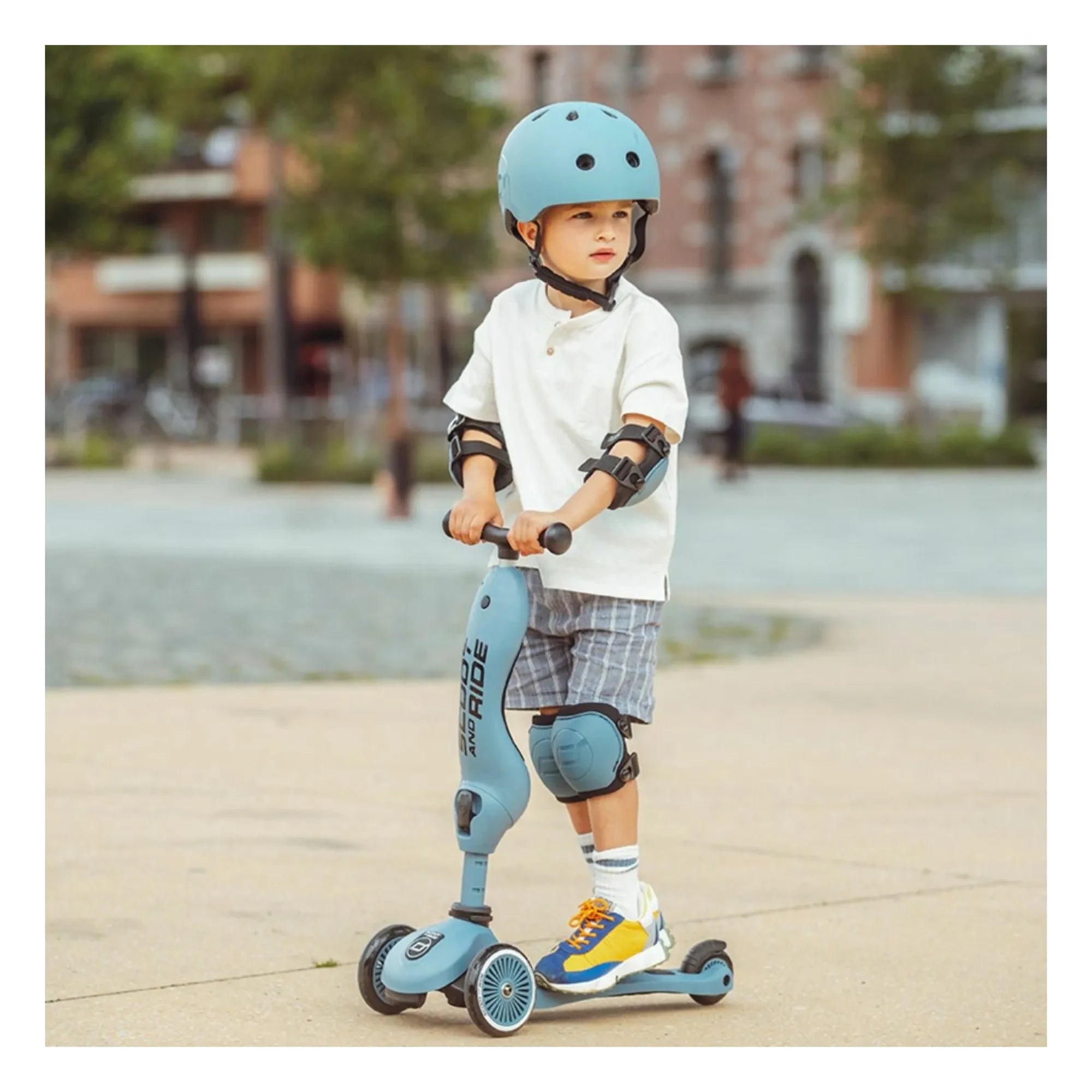 Scoot & Ride - Koruma seti | Açık mavi