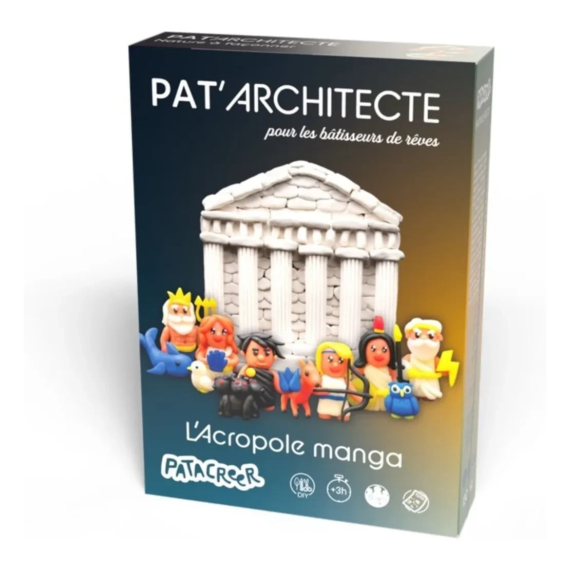 Patacréer - Mon Acropole Self-Hardening Modeling Clay Set