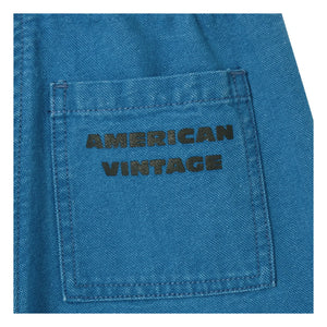 American Vintage - Comow Drawstring Work Trousers | Blue