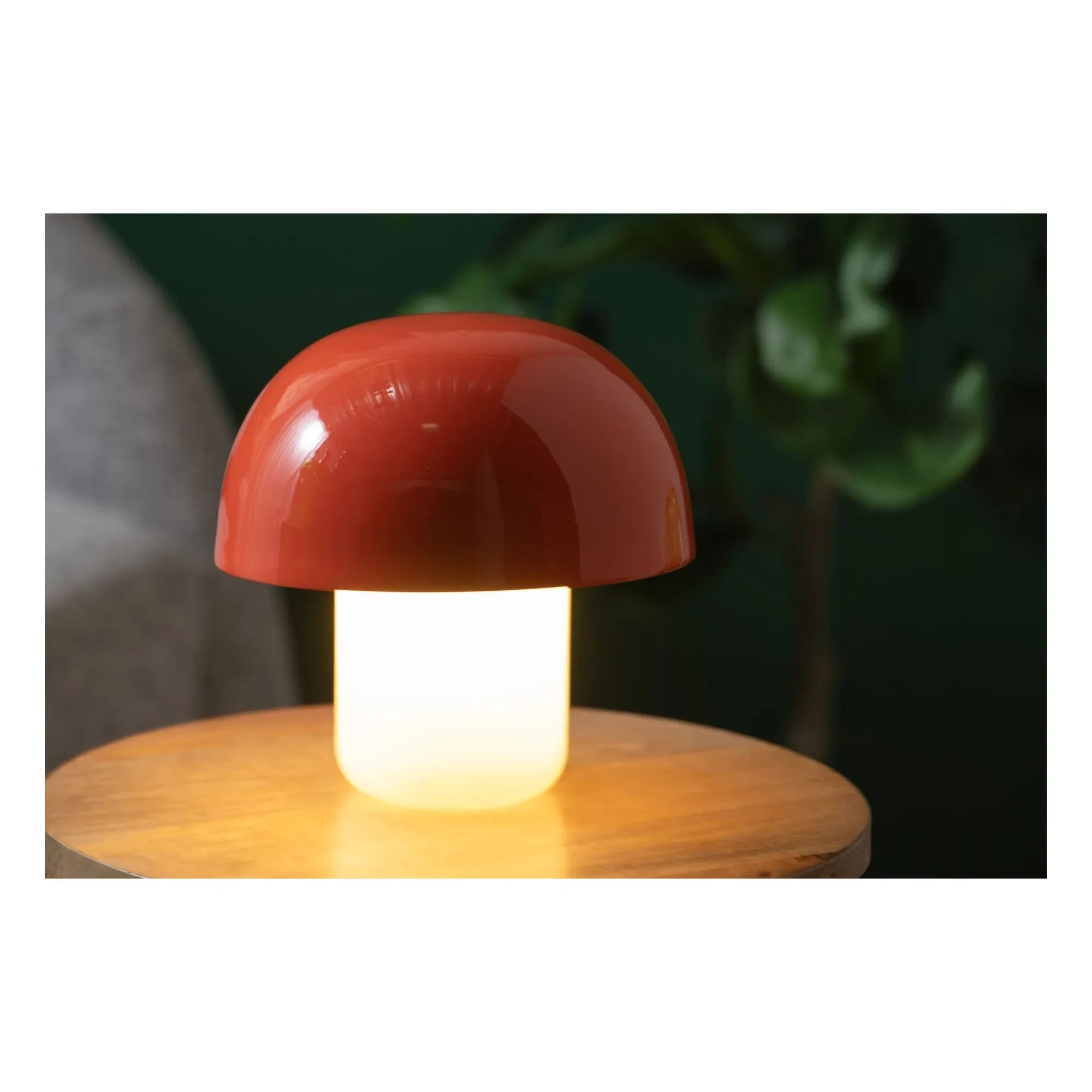 Present Time - Nuevo Mini Mushroom lamba | Neon turuncu