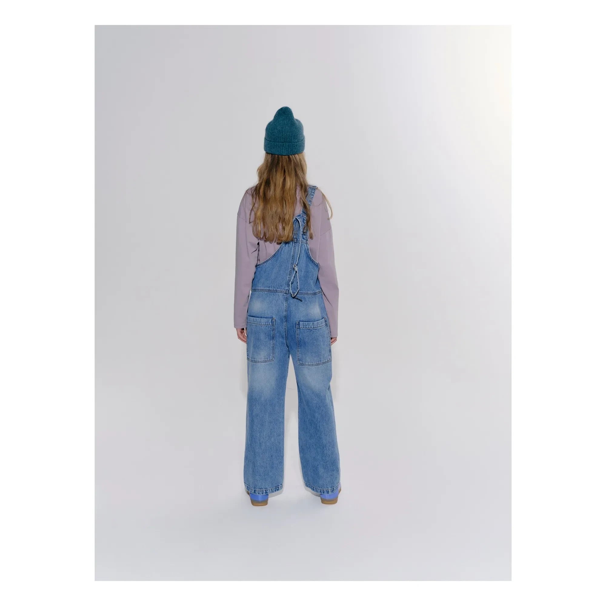 Main Story - Düz Kesim Salopet | Açık Denim