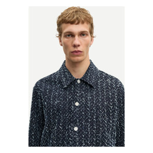 Samsoe Samsoe - Sacastor Baumwoll-Overshirt | Dunkelgrau