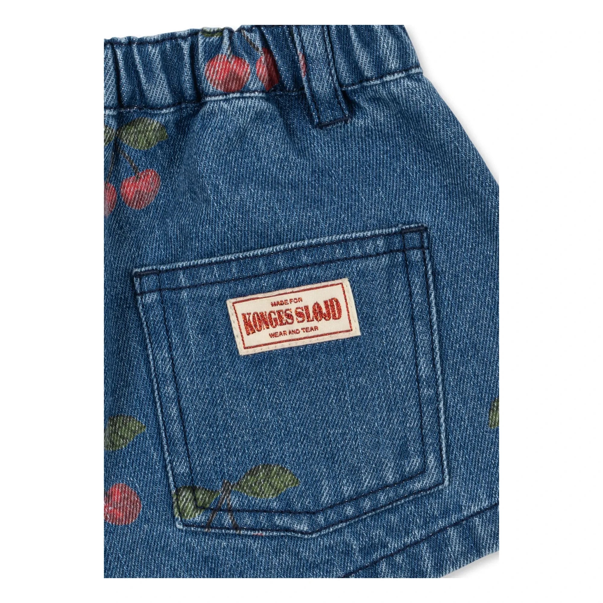Konges Sløjd - Denim etek Magot Cerises Organik Pamuk | Mavi