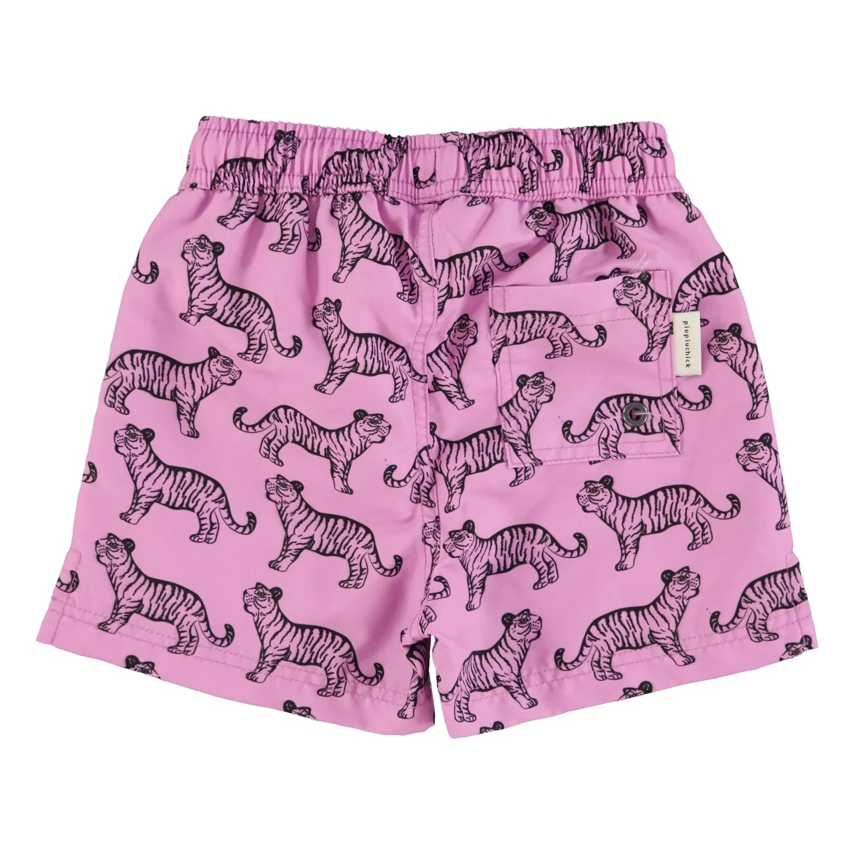 Piupiuchick - Badeshorts Tiger recycelte Fasern | Lila