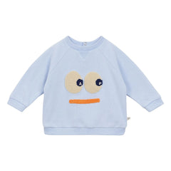 Arsène et Les Pipelettes - Gaetano Organic Cotton Sweatshirt | Blue