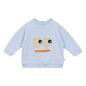 Arsène et Les Pipelettes - Gaetano Organic Cotton Sweatshirt | Blue