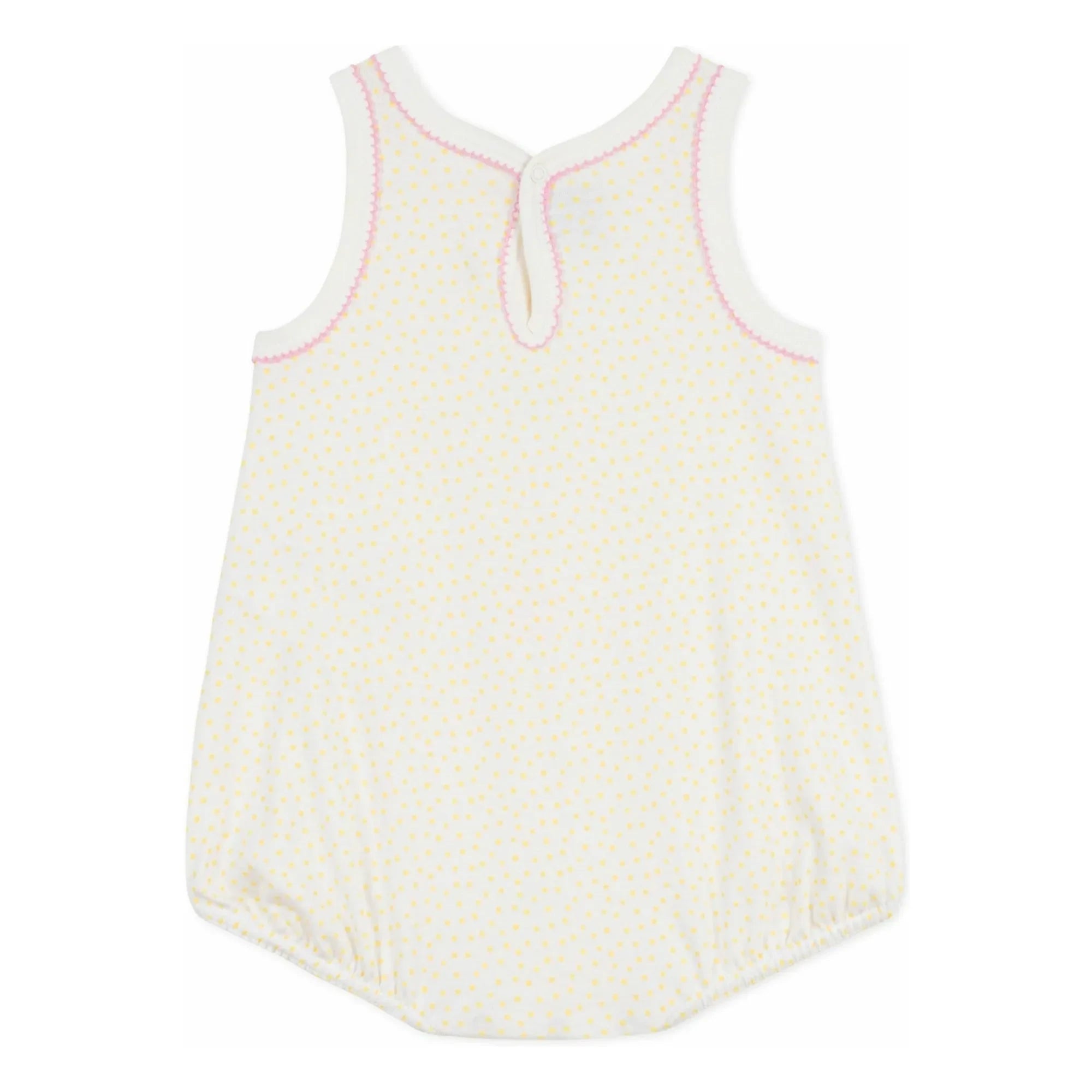 Petit Bateau - Noktalı Pijama Tulum | Beyaz