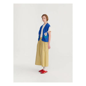 Bobo Choses - Pixel Flower Organic Cotton Cardigan | Blue