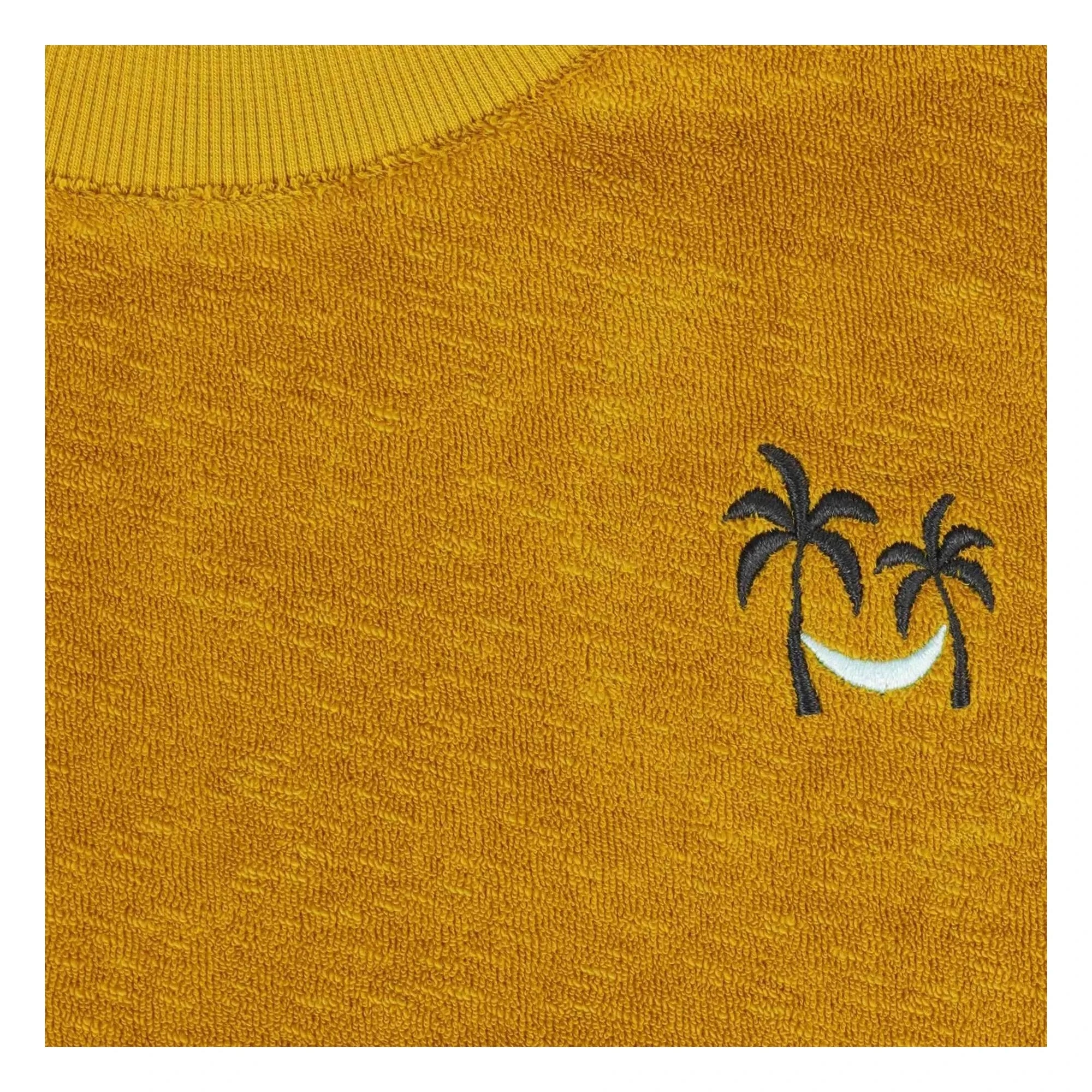 Tumble N'Dry – T-Shirt aus Bio-Baumwolle mit Frottier-Struktur Pacificus | Senf