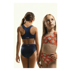 Sunchild - Luisa Retro Palm Badeanzug | Orange