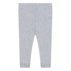 Petit Bateau - Leggings mit elastischen Bündchen | Grau meliert
