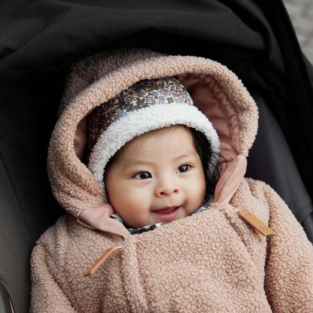 Elodie Details Baby Overall - Pink Bouclé-Pramsuits-Pink Boucle-0-6m | Natural Baby Shower