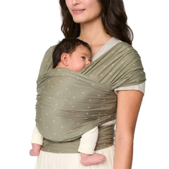 Ergobaby Aura Wrap Sustainable Knit - Olive Diamonds-Baby Carriers-Olive Diamonds-One Size | Natural Baby Shower