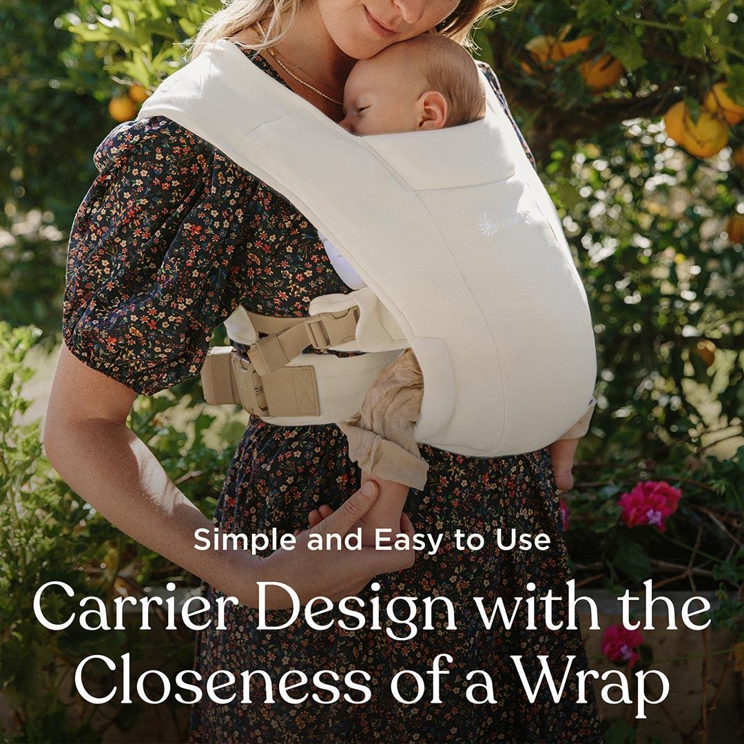 Ergobaby Embrace Newborn Carrier - Pure Black-Baby Carriers- | Natural Baby Shower