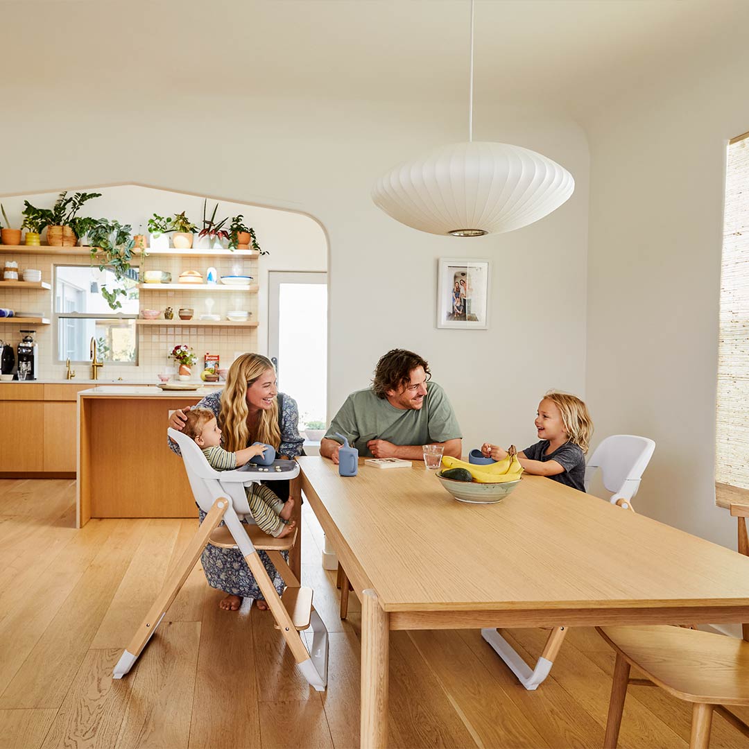 Ergobaby Infant Seat + Tray - Natural / White-Highchair Accessories-Natural / White- | Natural Baby Shower