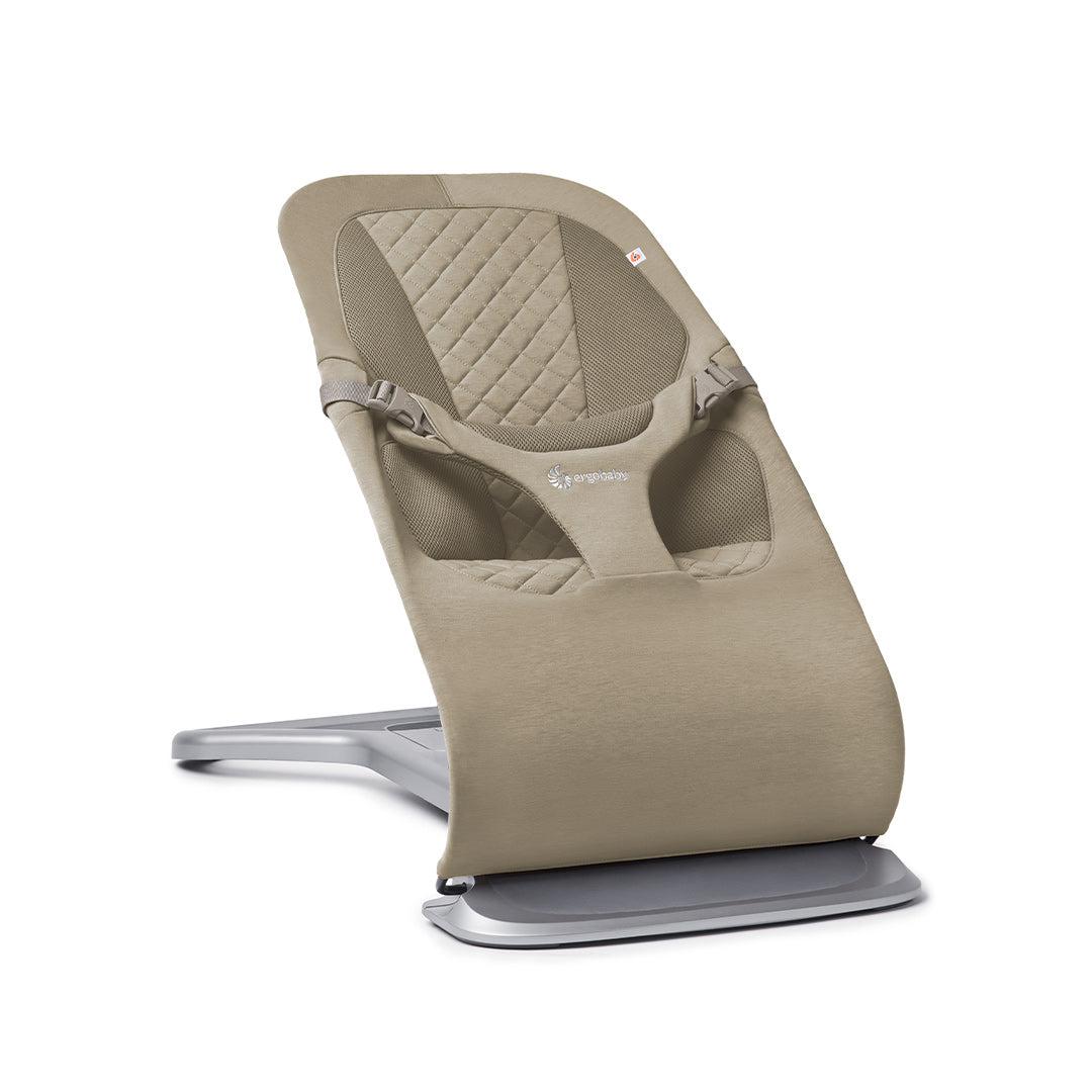 Ergobaby Evolve Baby Bouncer - Soft Olive-Baby Bouncers-No Toy Bar- | Natural Baby Shower