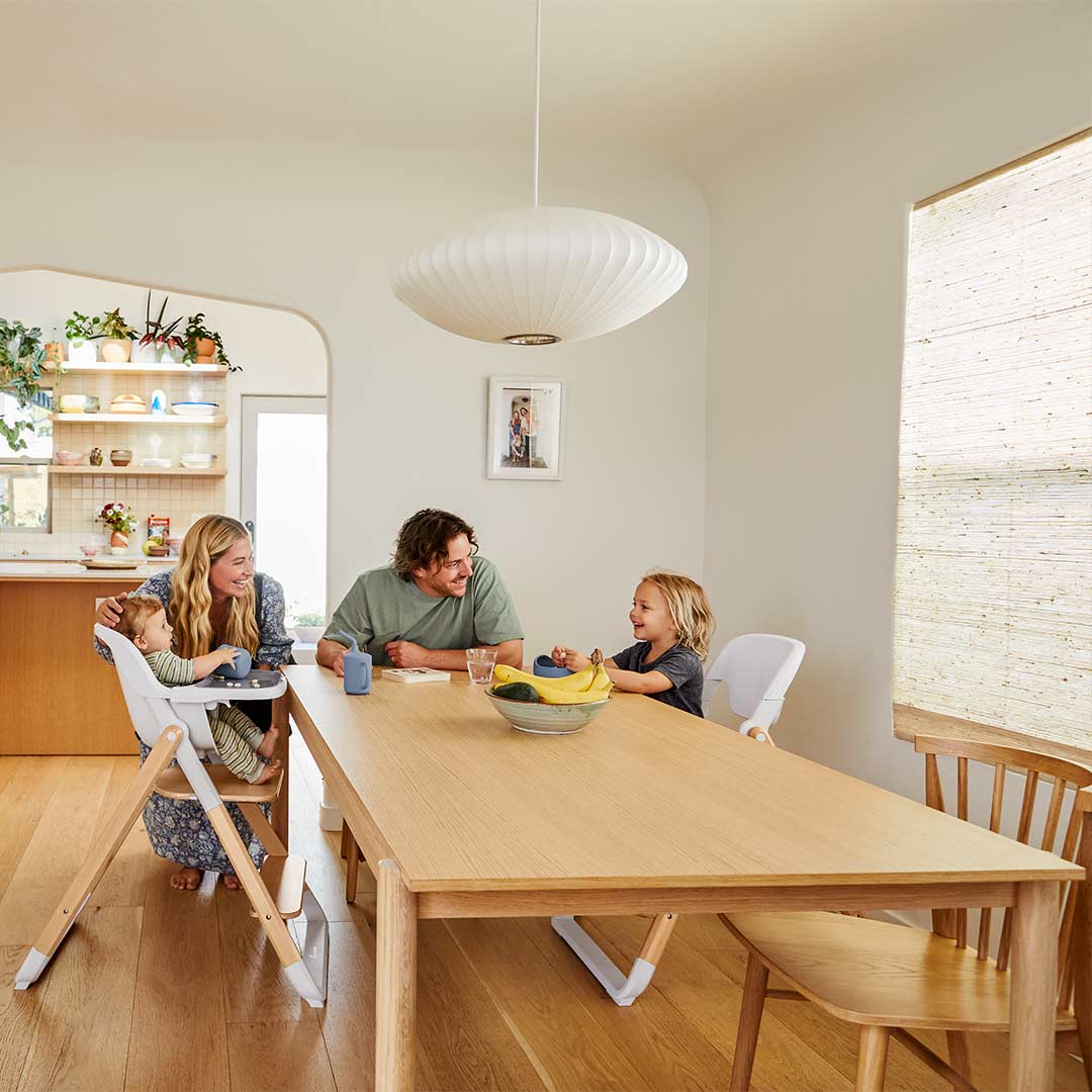 Ergobaby Evolve High Chair - Natural / White - Natural Wood-Highchairs-Natural / White-Natural Wood | Natural Baby Shower