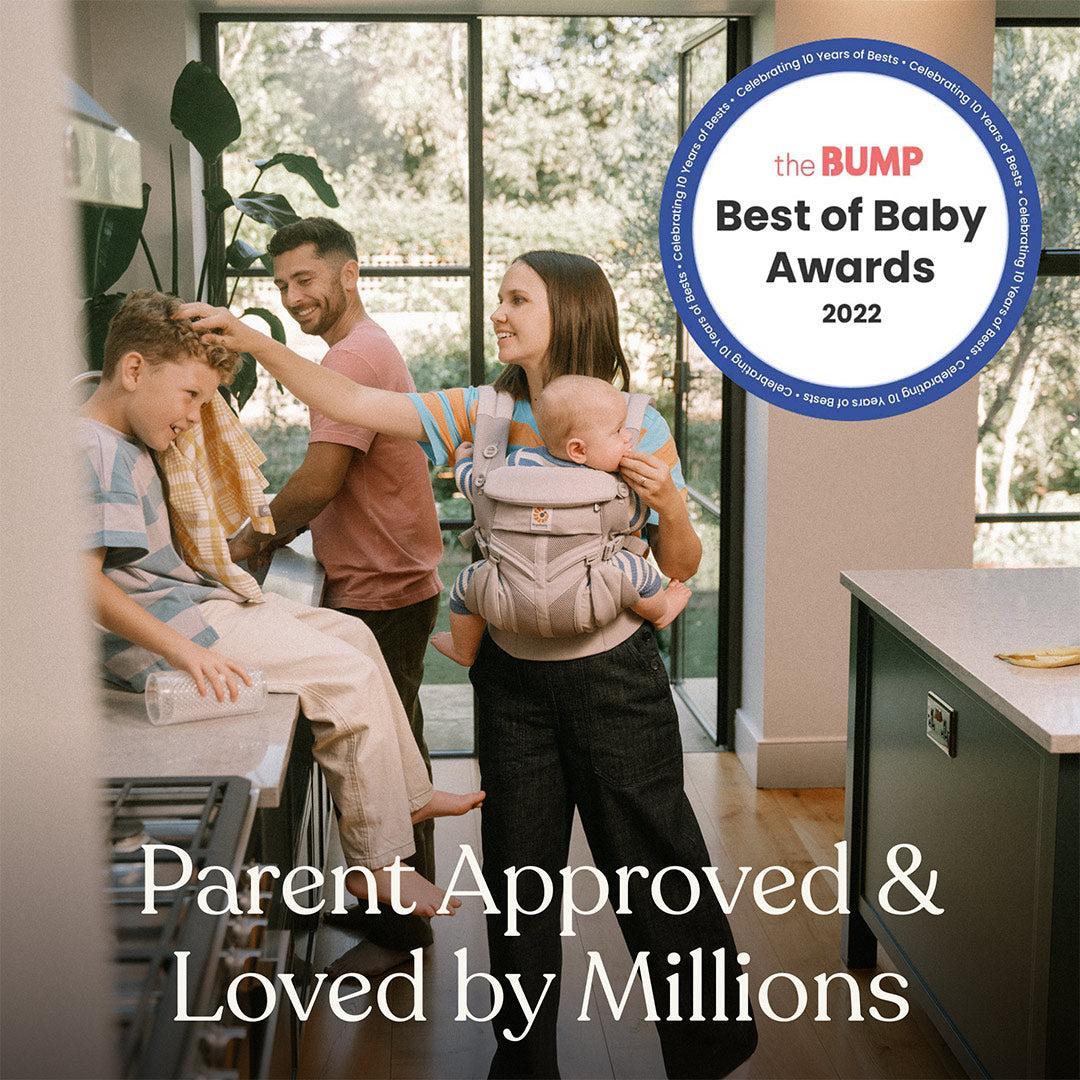 Ergobaby Omni Classic Cool Air Mesh Carrier - Onyx Black-Baby Carriers-Black- | Natural Baby Shower