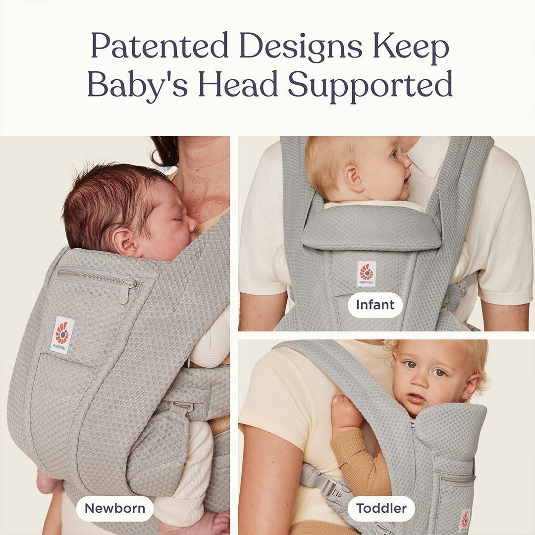 Ergobaby Omni Deluxe Cotton - Onyx Black-Baby Carriers-Onyx Black- | Natural Baby Shower