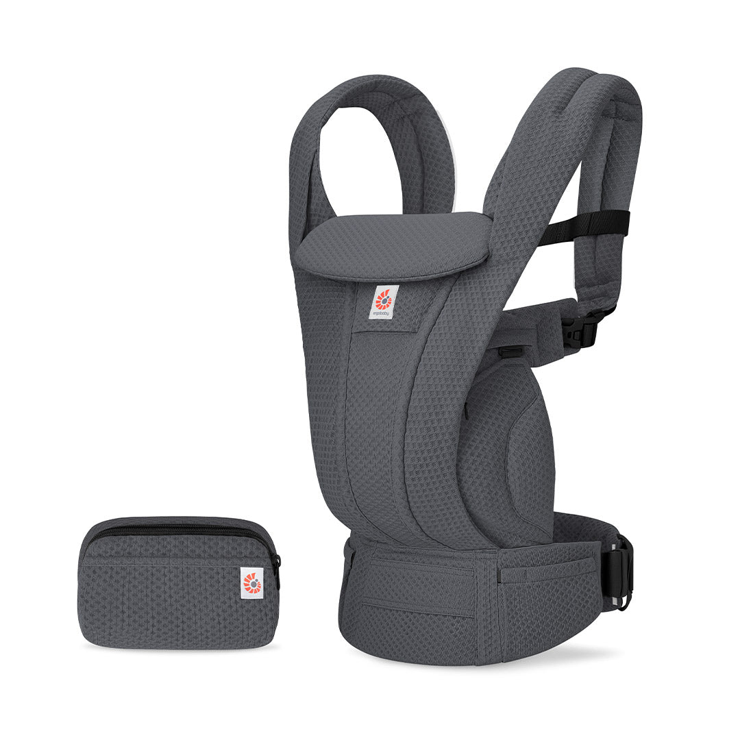 Ergobaby Omni Deluxe Mesh - Graphite Grey-Baby Carriers-Graphite Grey- | Natural Baby Shower