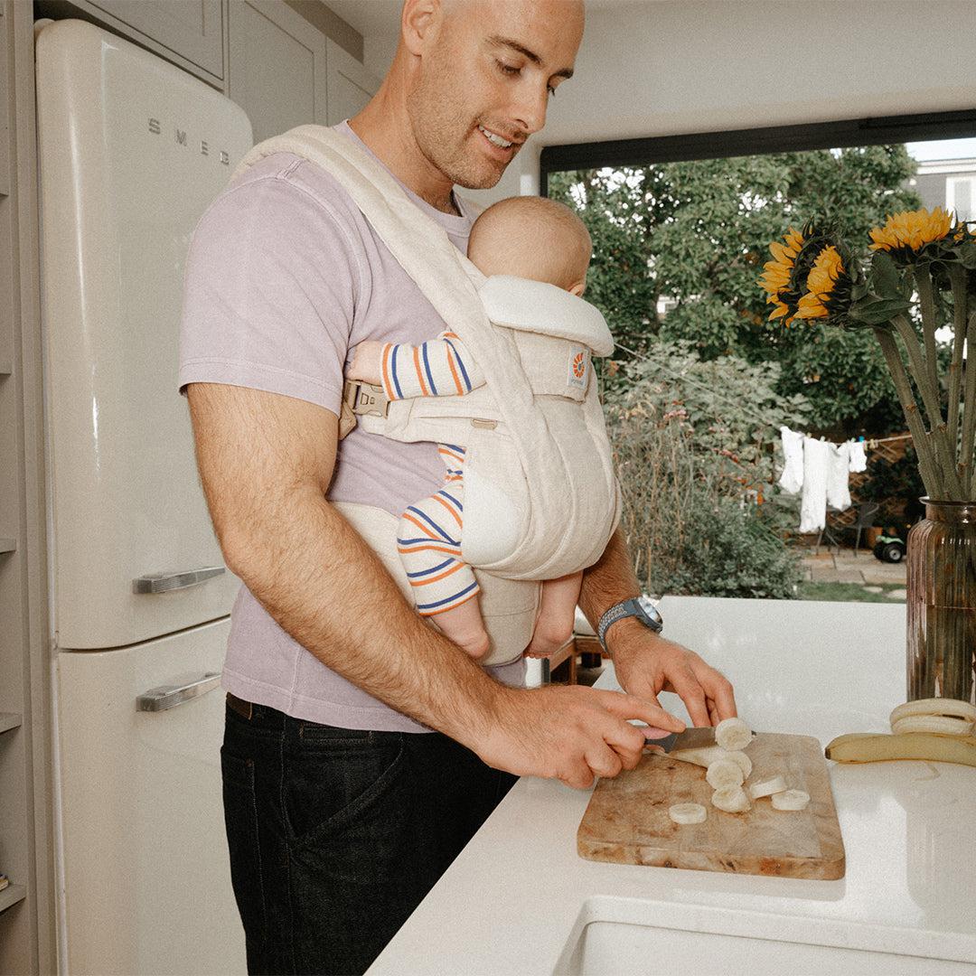 Ergobaby Omni Deluxe Cotton - Natural Linen-Baby Carriers-Natural Linen- | Natural Baby Shower