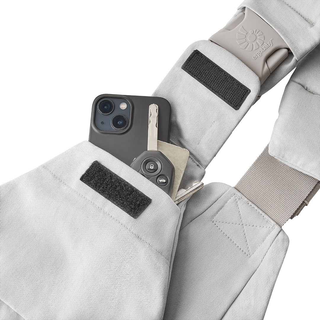Ergobaby Upsie Sling Carrier - Pearl Grey-Baby Carriers-Pearl Grey-One Size | Natural Baby Shower