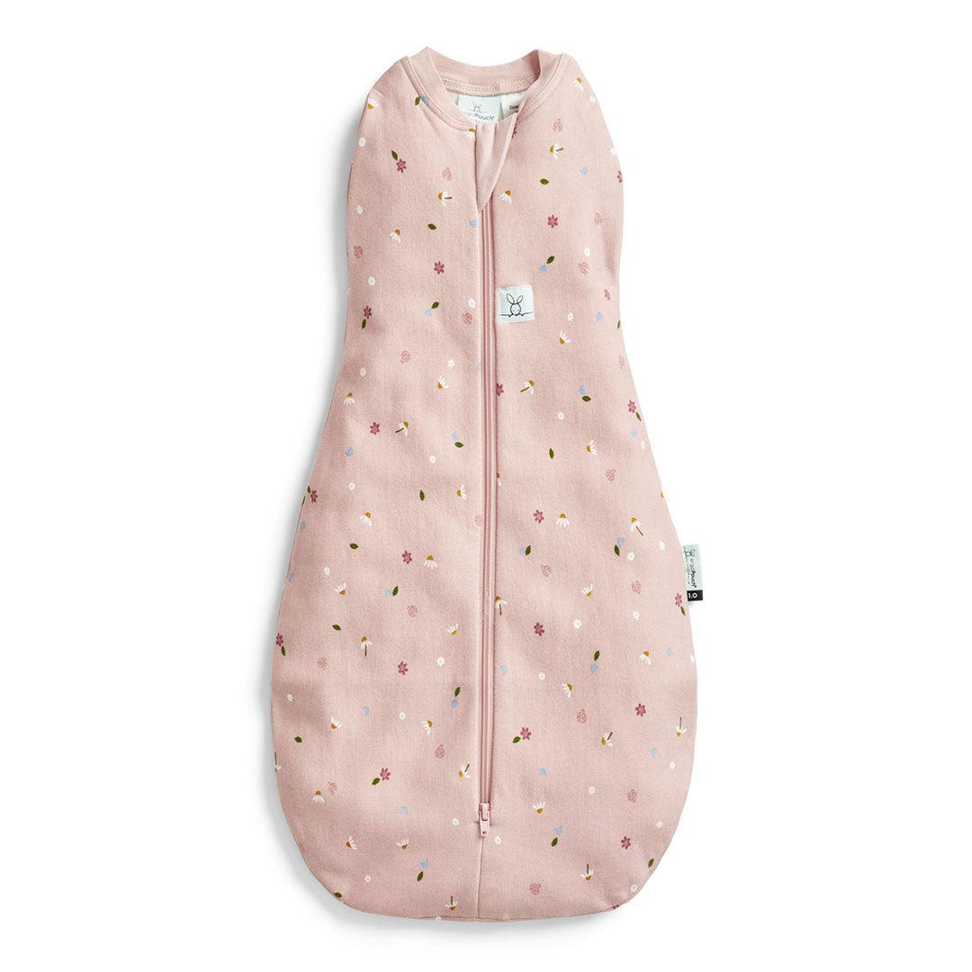 ergoPouch Organic All Year Cocoon Swaddle Sleeping Bag - 1 Tog - Daisies-Sleeping Bags- | Natural Baby Shower