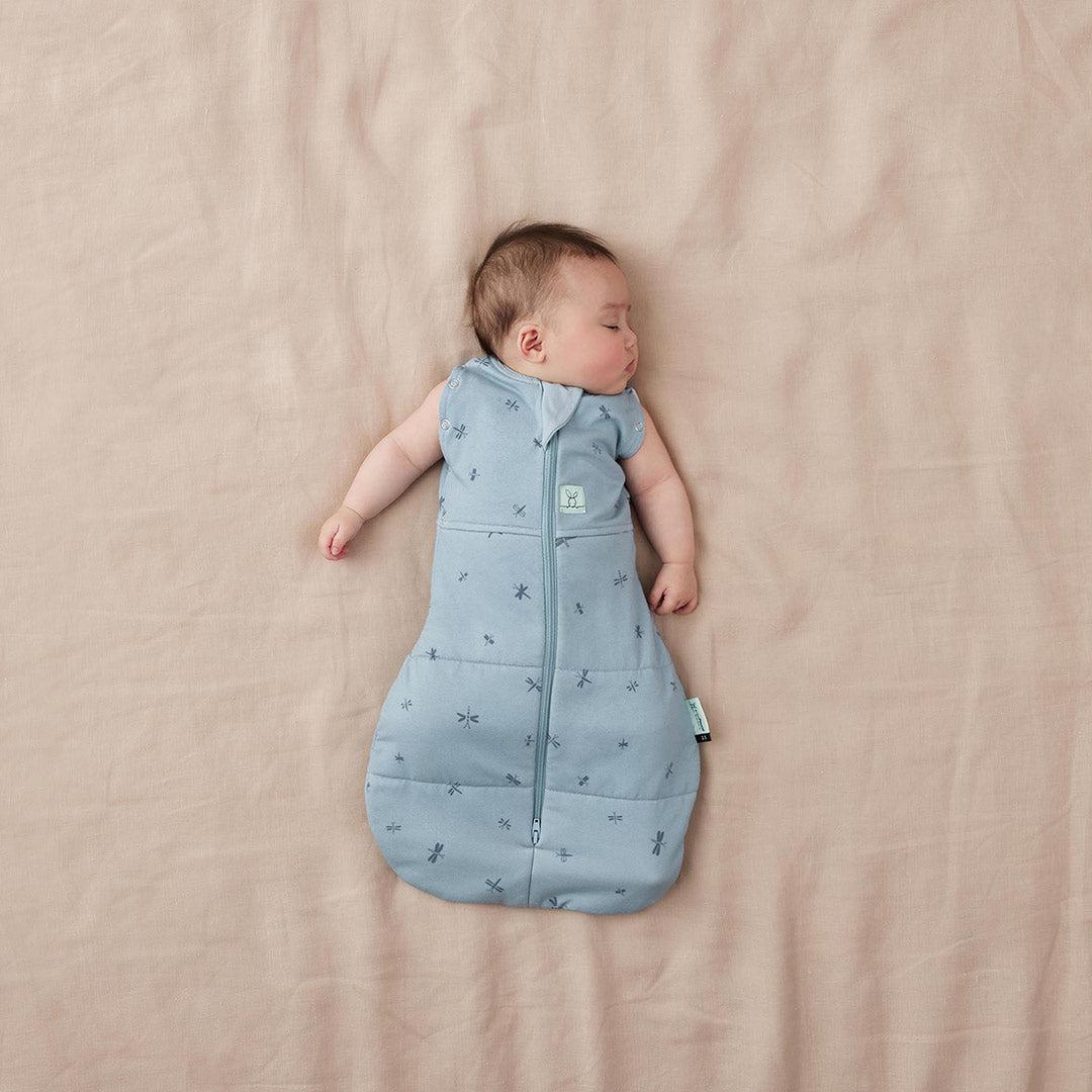ergoPouch Organic Winter Cocoon Swaddle Sleeping Bag - 2.5 TOG - Dragonfly-Sleepsack Swaddles-Dragonfly-0-3m | Natural Baby Shower