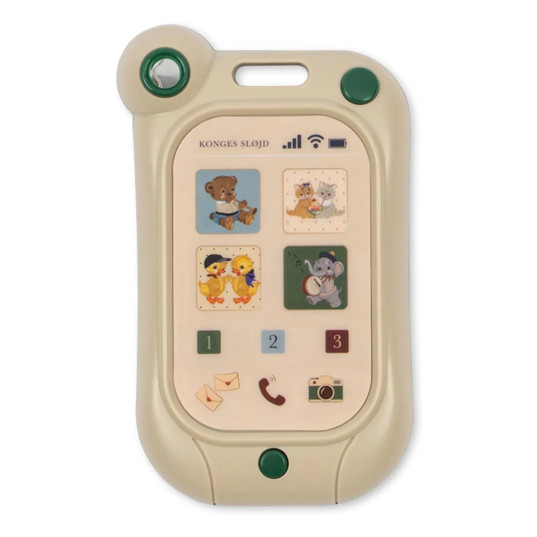 Konges Sløjd - Oyuncak Telefon | Bej