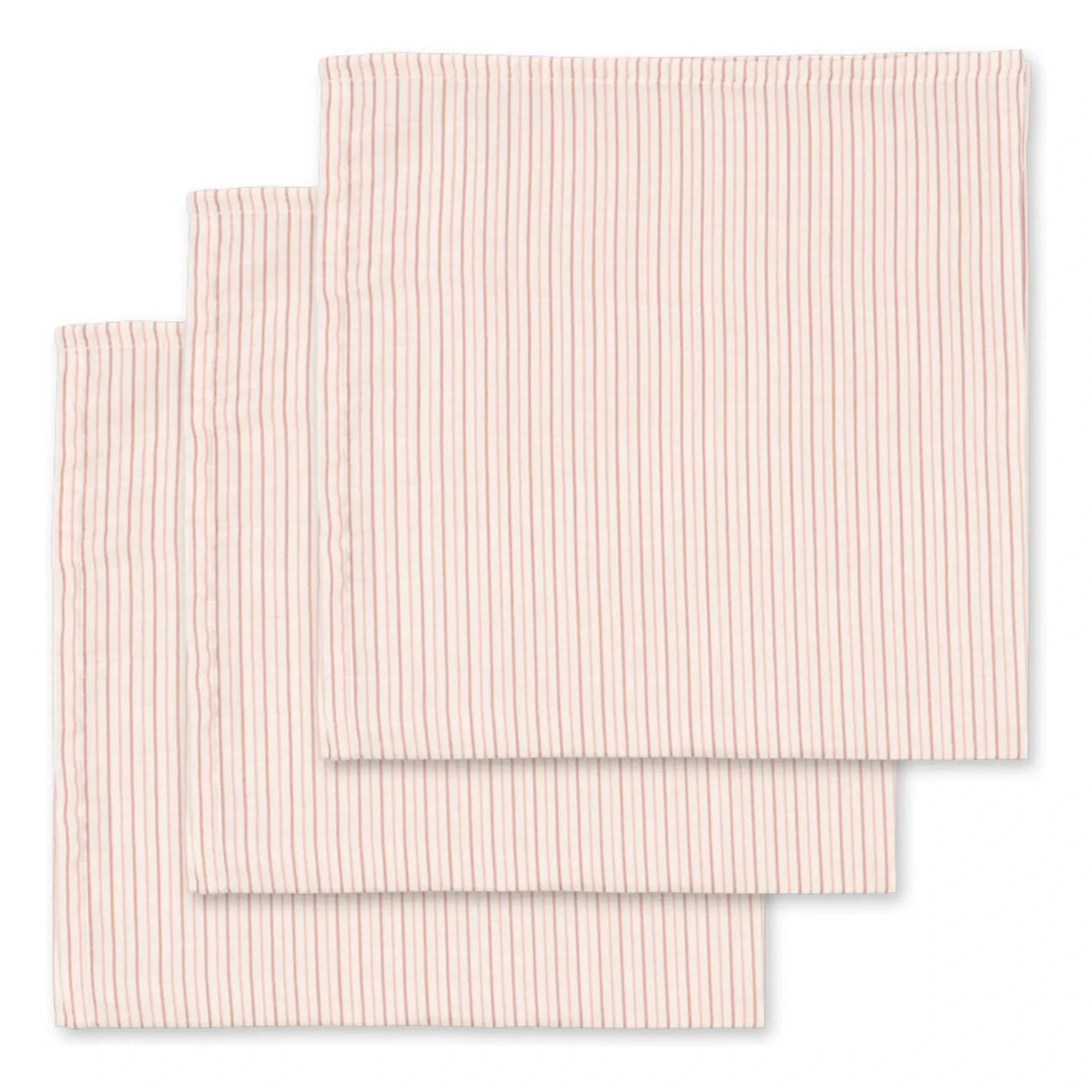 Konges Sløjd - Stipie organik pamuklu bezler - 3'lü set | Pembe