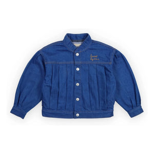 the new society - Tulip Denim Jacket | Dark Blue