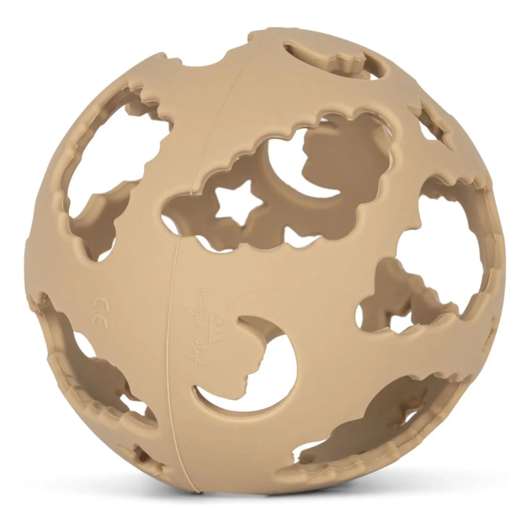 Konges Sløjd - Silikon-Aktivitätsball | Beige