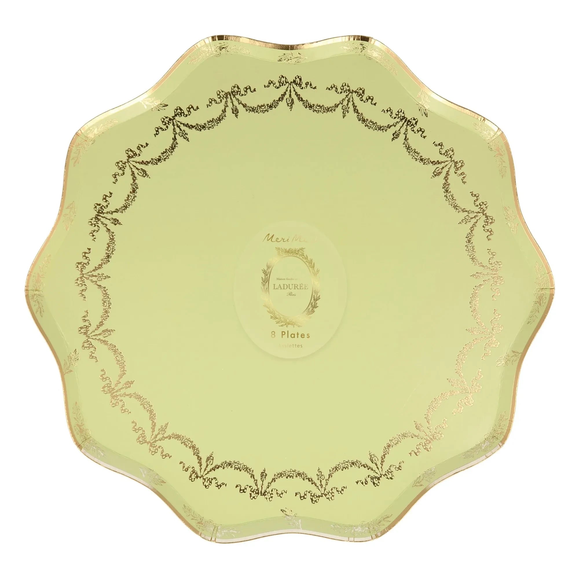 Meri Meri - Meri Meri x Ladurée Tabaklar - 8'li Set