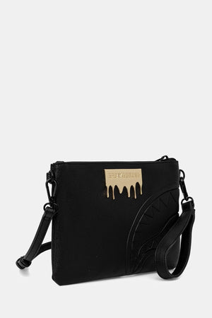 Sprayground - Black Faux Leather Shoulder Bag 910B9044NSZ