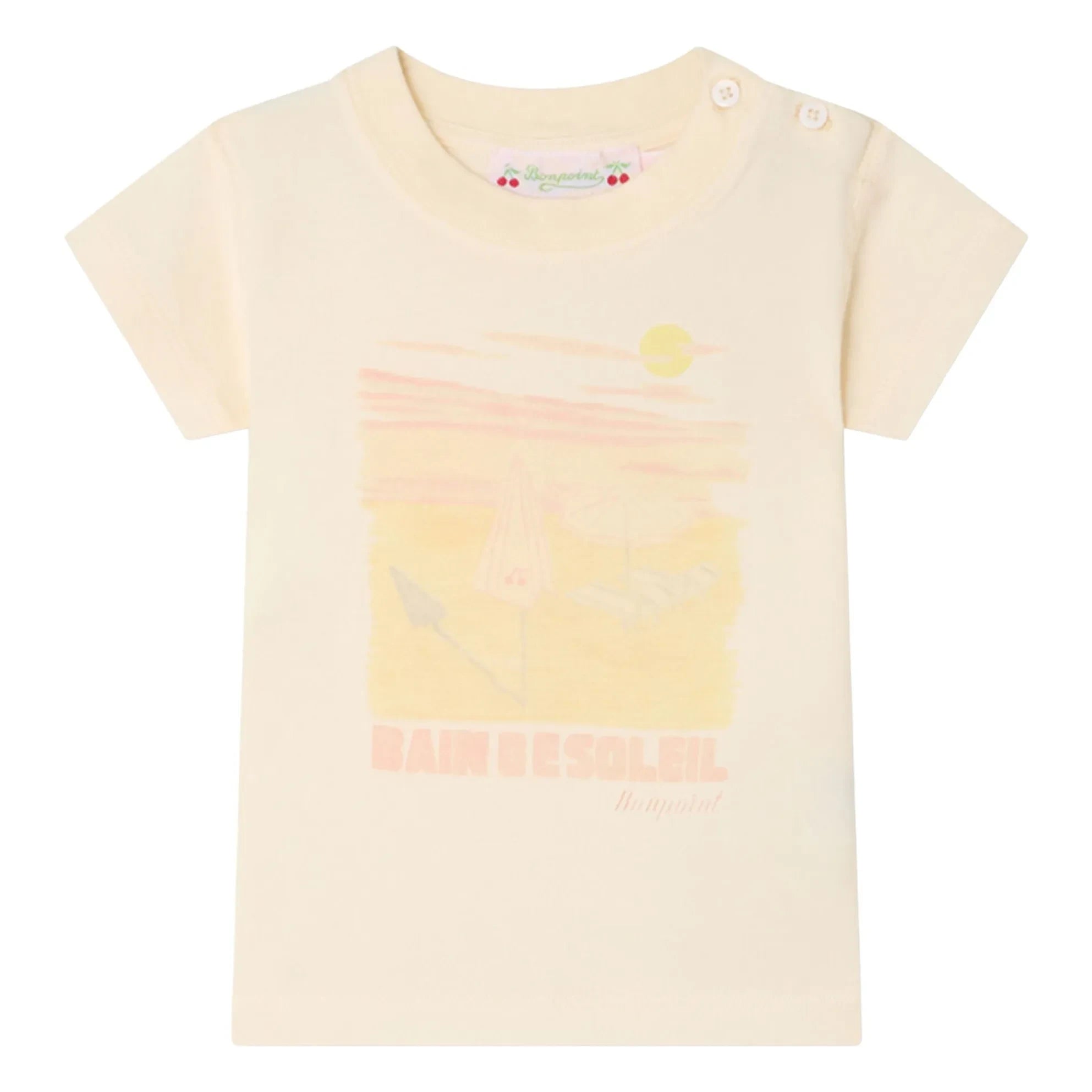 Bonpoint - Dom T-shirt Organik pamuk | Ecru