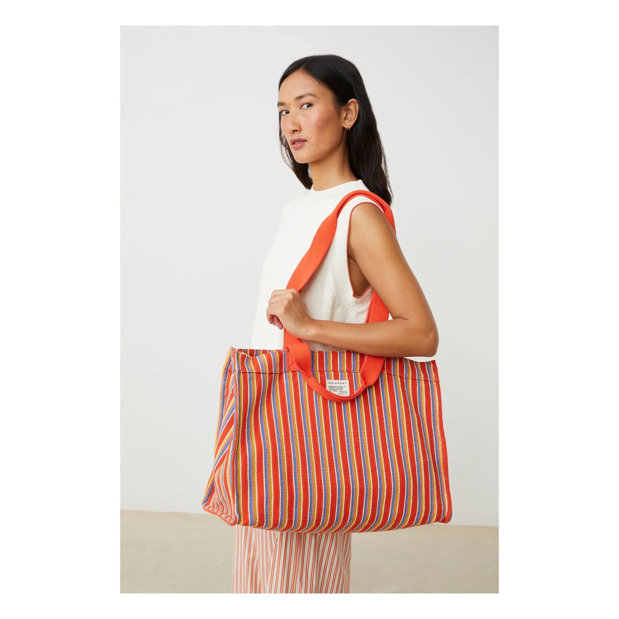 Moismont - Rome Shopping Bag N°46 Cotton | Coral