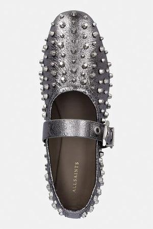 AllSaints Sabine Stud Shoe Deri Balerin