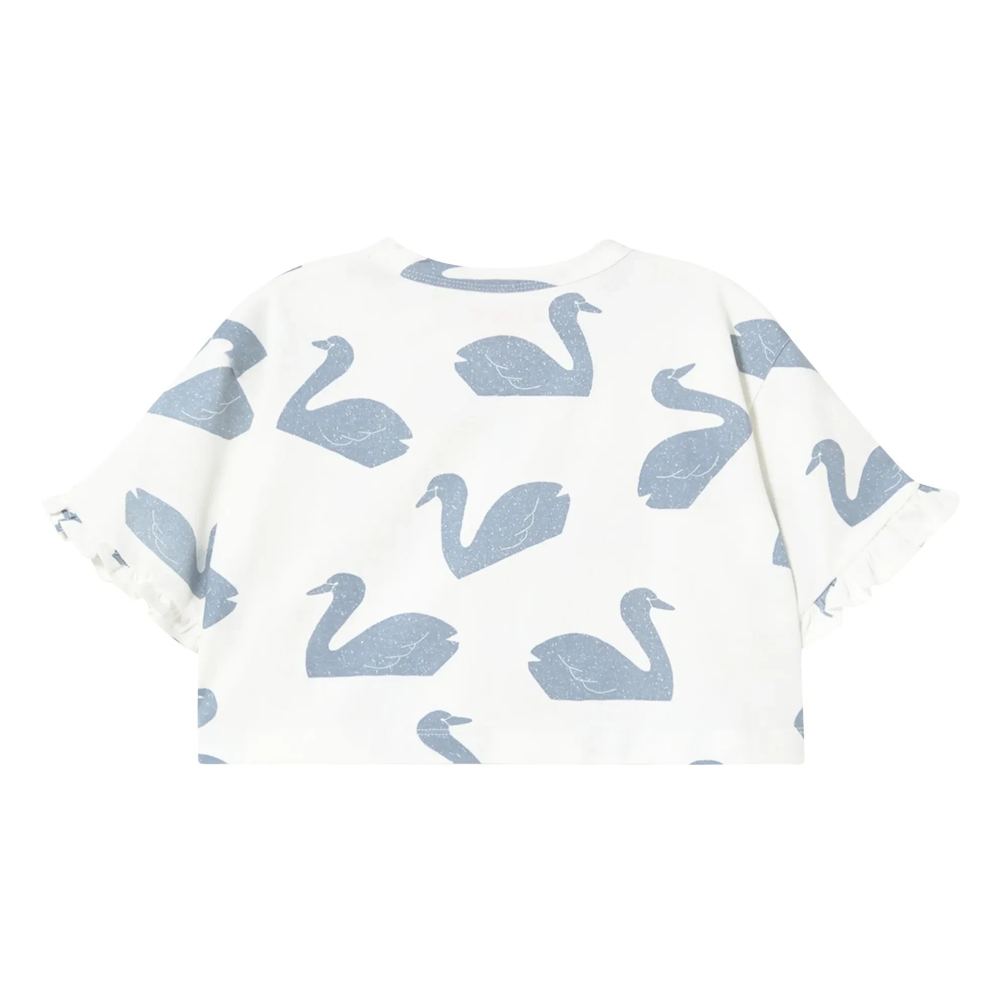 Tinycottons - Organic cotton swans T-shirts | White