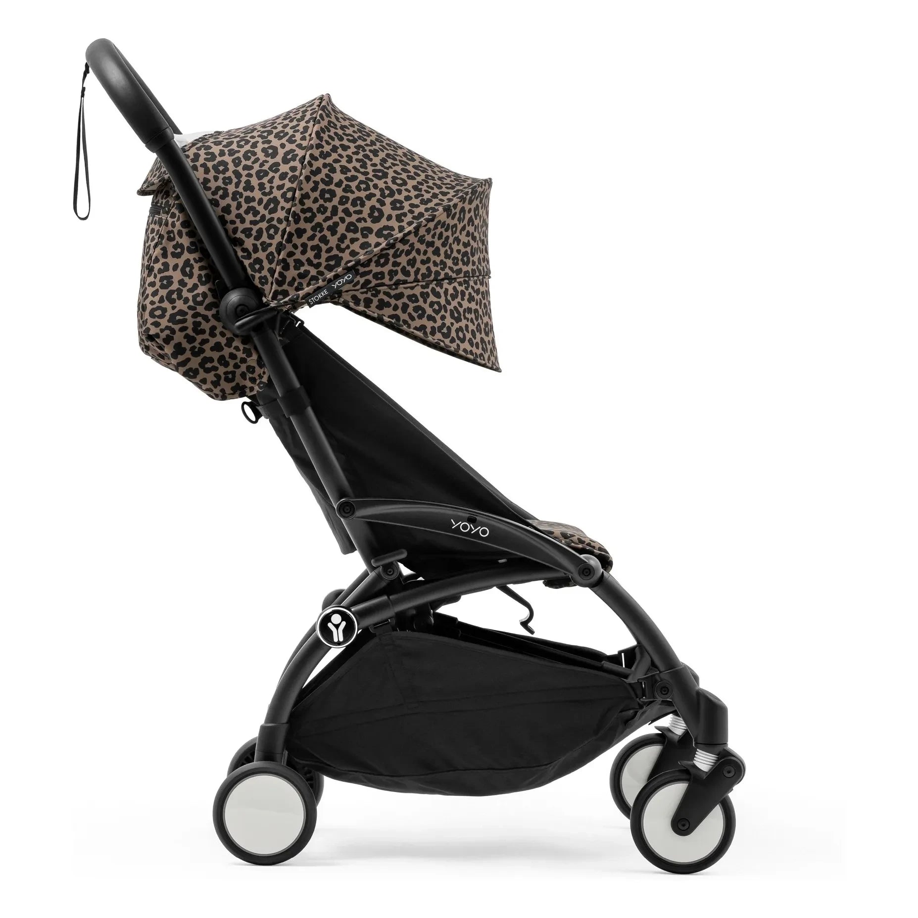 Stokke® - YOYO³ 6+ Bebek Arabası Siyah çerçeve | Leopar
