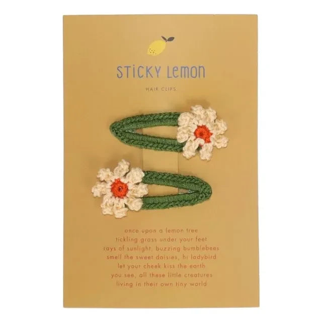 Sticky Lemon - 2’li Daisy toka seti | Sarı