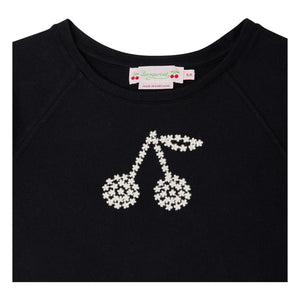 Bonpoint - Asmae Kiraz Bio-Baumwoll-T-Shirt | Schwarz
