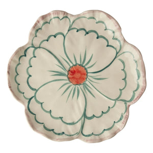 Rice - Fleur Keramik Dessertteller | Grün