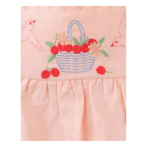 Gingersnaps - Hinata Leinen Top und Shorts Set | Pfirsich