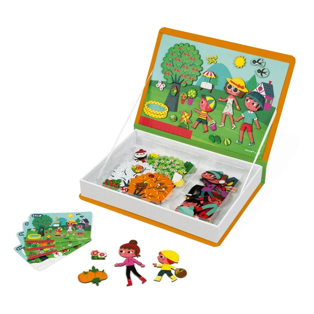 Janod - 4 Seasons Magnetic Book - 115 mıknatıs