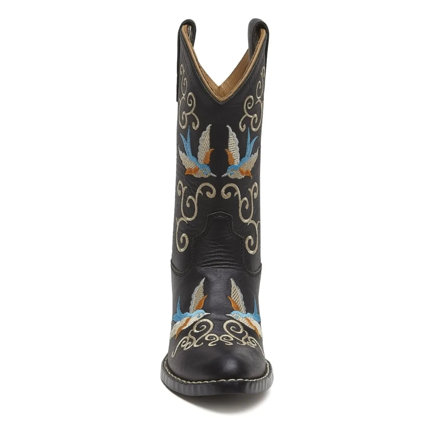 Bootstock - Santiags Deri Dappermaentje X Bootstock | Siyah