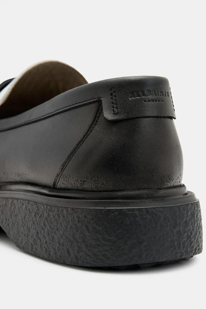 AllSaints Gibbs Chain Loafer Deri Mokasen