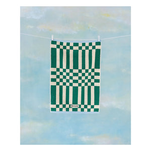 Tarta Gelatina - Marina guest towel | Green